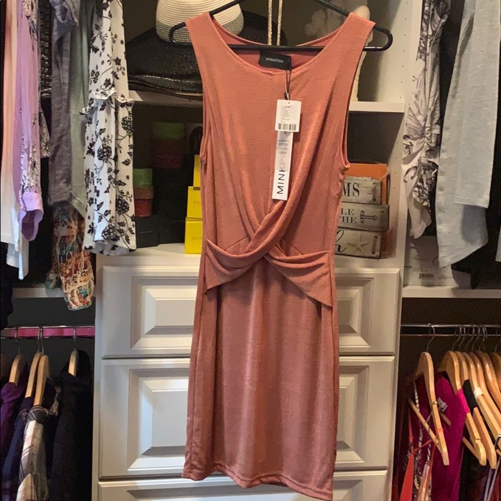 Peach dress